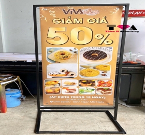 Bảng hiệu đứng dán Decal